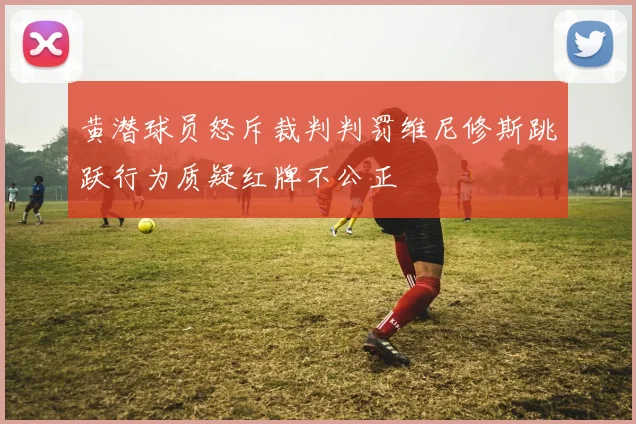 黄潜球员怒斥裁判判罚维尼修斯跳跃行为质疑红牌不公正